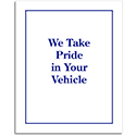 Floor Mat - Standard Plastic (9943-02) - Printed, 17" x 21", Roll of 500