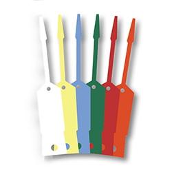 Self-Locking Key Tags