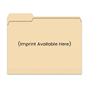 3 Tab File Folder - Manila- Imprinted, Qty. 1 Each