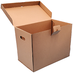 Color Code File Folder Storage Box, Qty. 5