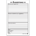 Suggestion Card - 8.5" x 5.5" - Qty. 50 Per Pack