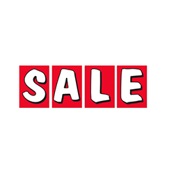 Underhood Sign - SALE - Red w/White Letters - Qty 1