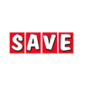 Underhood Sign - SAVE - Red - Qty 1