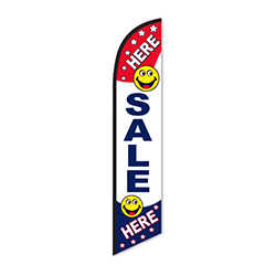Swooper Banner - SALE (SMILEY FACE) - Qty. 1