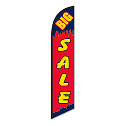 Swooper Banner Red and Blue - BIG SALE  - Qty. 1
