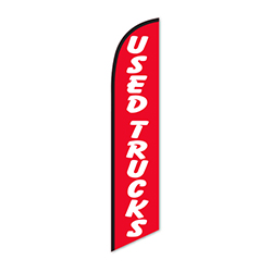 Swooper Banner - USED TRUCKS - R/W - Qty. 1