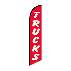 Swooper Banner - TRUCKS - R/W - Qty. 1