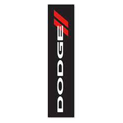 Flat Top Swooper Banner - DODGE- Qty. 1