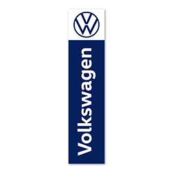 Flat Top Swooper Banner - VOLKSWAGEN - Qty. 1