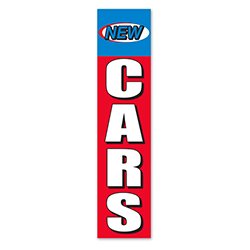 Flat Top Swooper Banner - NEW CARS - Qty. 1