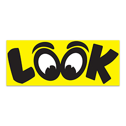 Windshield Banner - Look - Qty. 1