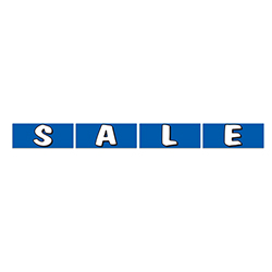 Windshield Banner - S A L E Kit (4-pcs) - Blue -  Qty. 1