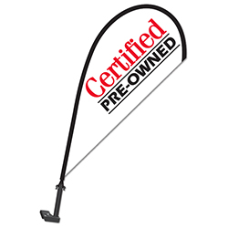 Clip on Paddle Flag - CERTIFIED USED VEHICLES - Qty. 1