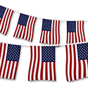 American Flag Pennants - Supreme Cloth - Qty. 1