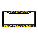 License Plate Frames - Raised Letter - Qty.  1