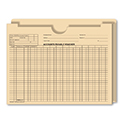 Exp Acnts Pay Vouchr Jackets, 1" Gusset - BUFF - Box of 50