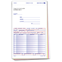 Special Parts Order Form - SPO-115-4NC - Imprinted - Qty. 1 each