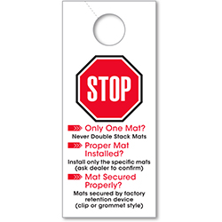 Custom Hang Tags - White - 3 2/3" X 8 1/2" - Qty. 1 each