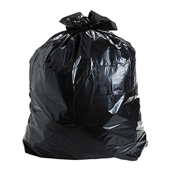 Trash Bags - 12-16 Gallon - .9 mil - Black - 24"  x  33" - Qty. 500
