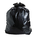 Trash Bags - 12-16 Gallon - .9 mil - Black - 24"  x  33" - Qty. 500
