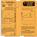 Key Drop Envelope, Personalized - Small - Kraft - Qty. 1 each