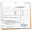 Substitute Vehicle Agreement - CFD-252-SL - 4 Part - Qty. 100