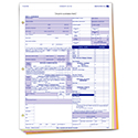 Rental Agreement - CFD-252-PA4 - 4 Part - IMPRINTED - Qty. 1