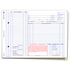 Repair Order - RO-546H - 3 Part - Qty. 100