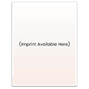 Laser Cut Sheet - Red Screen - 8.5 x 11- 20# - Imprinted - Qty. 1 each