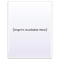 Laser Cut Sheet - Blue Screen -  8.5 x 11-  20# - Imprinted - Qty. 1 each