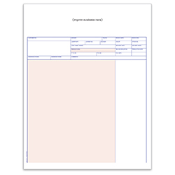 Laser Service Invoices - LZR-SI-11 - 20# - Imprinted - Qty. 1 each