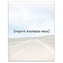 Laser Cut Sheet - Thank You Screen - 8.5 x 11-  20# - Imprinted - Qty. 1 ea