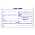 Test Drive Agreement Form - Qty. 100 Per Pad