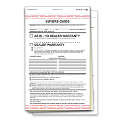 Buyers Guide - BG-2017- As Is - 3 Part - Imprinted - Qty. 500