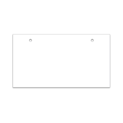 Temporary Tag - Heavy Duty Coated Paper - Qty 100