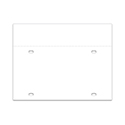 Temporary Tag - Synthetic Paper - 8 mil - Top/Bottom - Qty 100