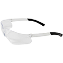 Safety Glasses - Flexible Rubber -Tipped Temple,  12 pairs; Qty. 1 Box