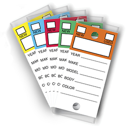 Versa Tag Key Tags - Color  Top